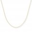 Box Chain Necklace 14K Yellow Gold 24" Length