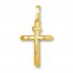 Crucifix Charm 14K Yellow Gold
