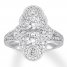 Neil Lane Diamond Engagement Ring 1-3/8 ct tw 14K White Gold