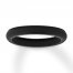 Black Silicone Women's Wedding Band