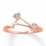 Diamond Wedding Band 1/5 ct tw 14K Rose Gold