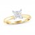 Diamond Solitaire Engagement Ring 1 ct tw Princess-cut 14K Yellow Gold