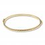 Italian Diamond Cut Bangle 14K Yellow Gold