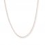 Singapore Chain Necklace 14K Two-Tone Gold 16.25" Length