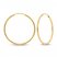 Continuous Hoop Earrings 14K Yellow Gold 30mm