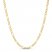 Men's Hollow Figaro Chain 14K Yellow Gold 24"