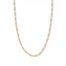 16" Figaro Chain Necklace 14K Yellow Gold Appx. 3.2mm