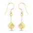 Dangle Earrings 14K Yellow Gold