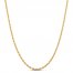 Men's Rope Chain 10K Yellow Gold 18"