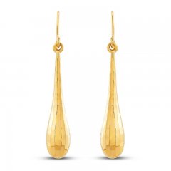 Teardrop Earrings 14K Yellow Gold