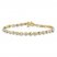 Diamond Bracelet 1 ct tw Round-Cut 10K Yellow Gold