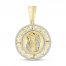 Men's Diamond Christ Pendant 1/2 ct tw Round-cut 10K Yellow Gold