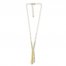 Graduated Textured Bead Necklace 14K Yellow Gold 16" to 18" Adj