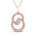 Encircled by Love Diamond Necklace 1 ct tw Round-cut 14K Rose Gold 18"