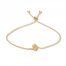 Palm Tree Bolo Bracelet 14K Yellow Gold