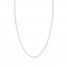 Adjustable 22" Square Wheat Chain 14K Rose Gold Appx. 1mm