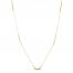 Beaded Necklace 10K Yellow Gold 36"