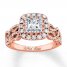 Neil Lane Diamond Engagement Ring 1-1/8 ct tw 14K Two-Tone Gold