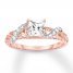 Princess-cut Diamond Engagement Ring 7/8 cttw 14K Two-Tone Gold