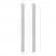 Diamond Drop Earrings 1/3 ct tw Round-cut 10K White Gold