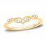 Diamond Enhancer Ring 1/8 ct tw Round-cut 14K Yellow Gold