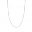 16" Singapore Chain 14K White Gold Appx. 1mm