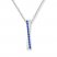 Lab-Created Sapphires Sterling Silver Necklace