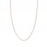 20" Snake Chain 14K Rose Gold Appx. 1mm