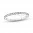 Diamond Wedding Band 1/5 ct tw Round-cut 14K White Gold