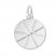 Basketball Charm Sterling Silver