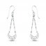 Filigree Dangle Earrings Sterling Silver