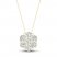 Diamond Fashion Necklace 1/3 ct tw Round-cut 10K Yellow Gold 18"