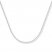 Cable Chain Necklace 14K White Gold 20" Length