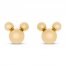 Children's Mickey Mouse Stud Earrings 14K Yellow Gold