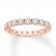 Diamond Eternity Ring 2 ct tw Round-cut 14K Rose Gold