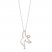 Hallmark Diamonds Necklace 1/10 ct tw Sterling Silver/10K Gold