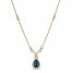 Le Vian Topaz Necklace 1-3/8 ct tw Diamonds 18K Strawberry Gold 18"