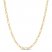 Men's Figaro Chain Necklace 10K Yellow Gold 22" Length