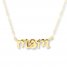 Petite Mom Necklace 14K Yellow Gold 17" Length