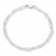 Open Link Anklet Sterling Silver 10" Length