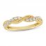 Diamond Anniversary Ring 1/4 ct tw Round-cut 10K Yellow Gold