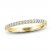 THE LEO Diamond Wedding Band 1/5 ct tw Round-cut 14K Yellow Gold