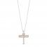 Hallmark Diamonds Necklace 1/10 ct tw Sterling Silver/10K Gold