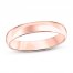 Wedding Band 14K Rose Gold 4mm