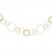 Circle Link Necklace 14K Yellow Gold 18" Length