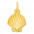 Sea Shell Charm 14K Yellow Gold