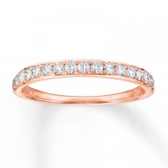 Previously Owned Diamond Anniversary Band 3/8 ct tw Round-cut 14K Rose Gold