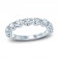 Monique Lhuillier Bliss Diamond Anniversary Band 2 ct tw Oval & Round-cut 18K White Gold