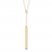 Bar Necklace 14K Yellow Gold