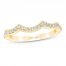 First Light Diamond Wedding Band 1/5 ct tw Round-cut 14K Yellow Gold